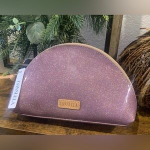 Consuela Sparkling Lilac Lyndz cosmetic dome NWT
